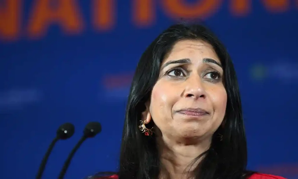 Starmer has called for an investigation into whether Braverman (above) broke rules by asking civil servants for special treatment after she was caught speeding. Photograph: Leon Neal/Getty Images