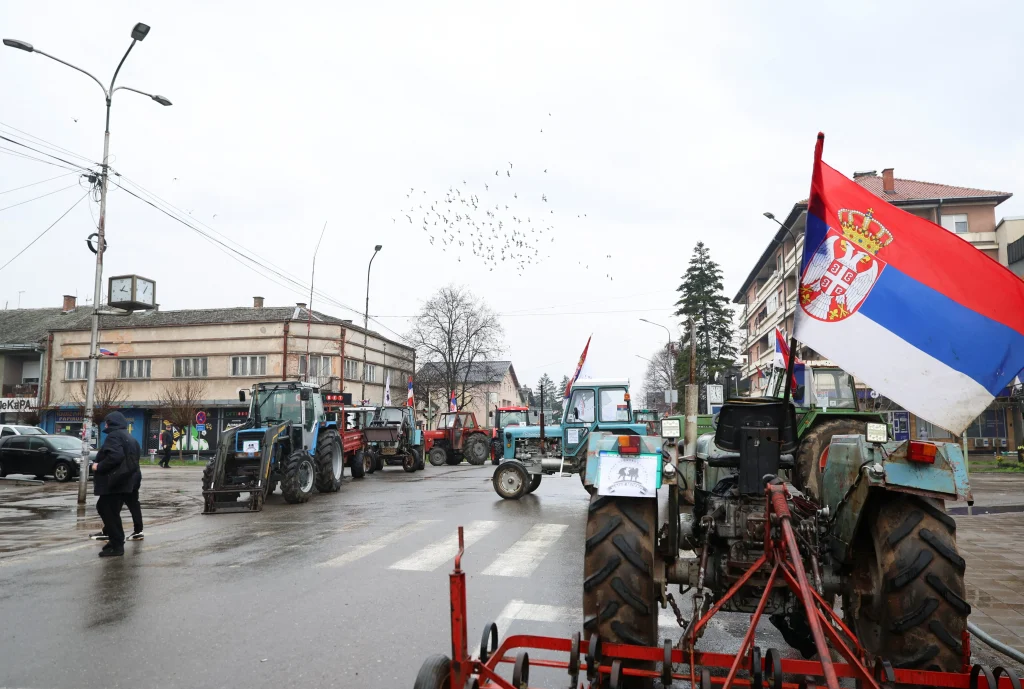 SERBIAN FARMERS PROTEST HIGH PRODUCTION COSTS