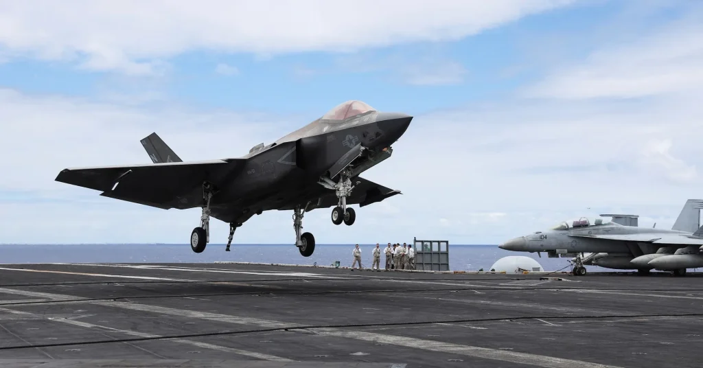 RAF F-35S DOWN DRONES OVER JORDAN