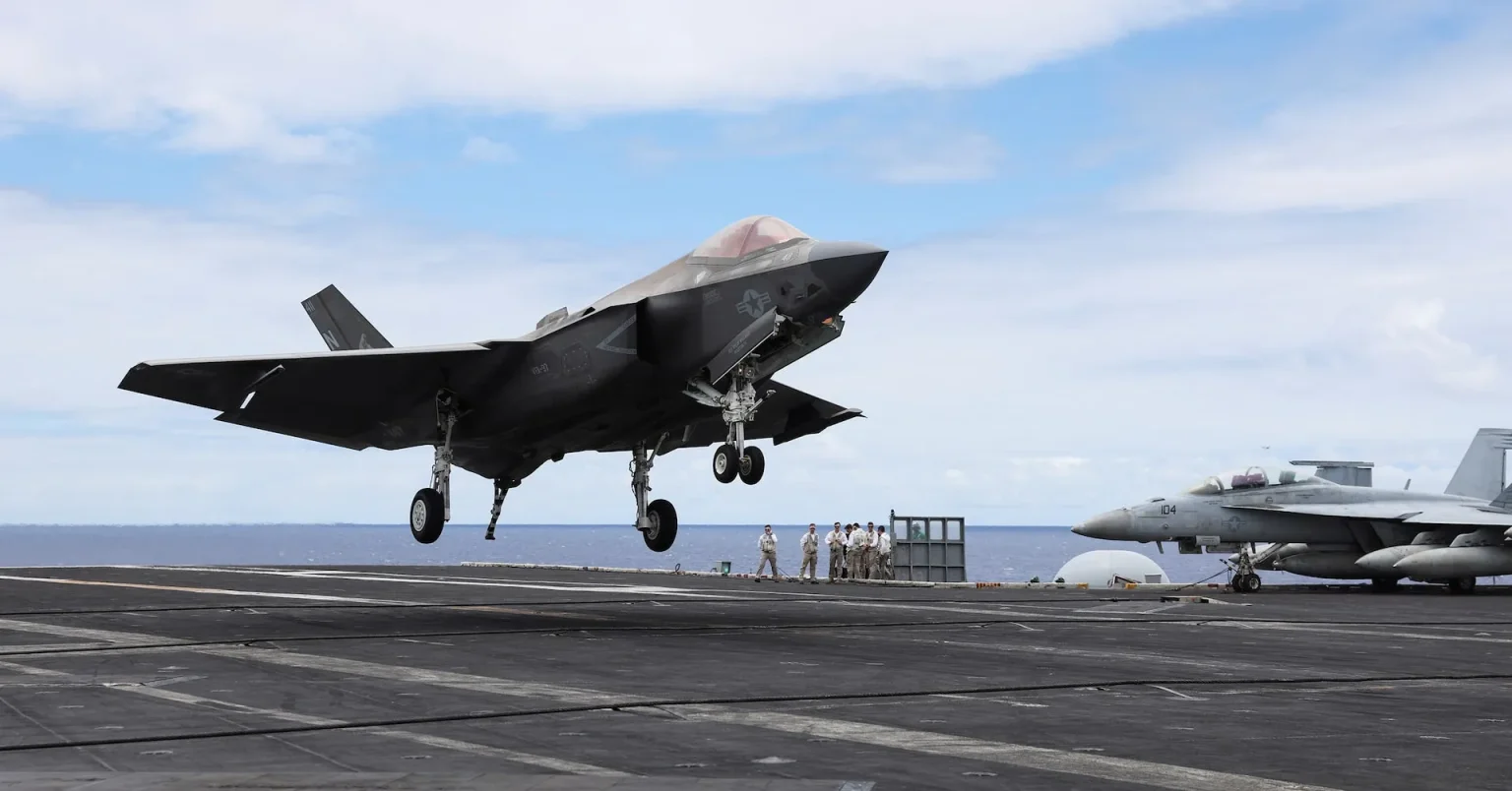 RAF F-35S DOWN DRONES OVER JORDAN