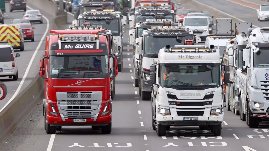 FUEL PROTESTS DISRUPT DUBLIN AIRPORT ACCESS