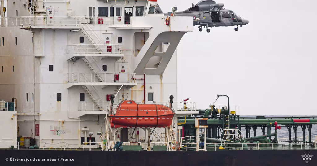 FRANCE SEIZES SANCTIONED RUSSIAN TANKER