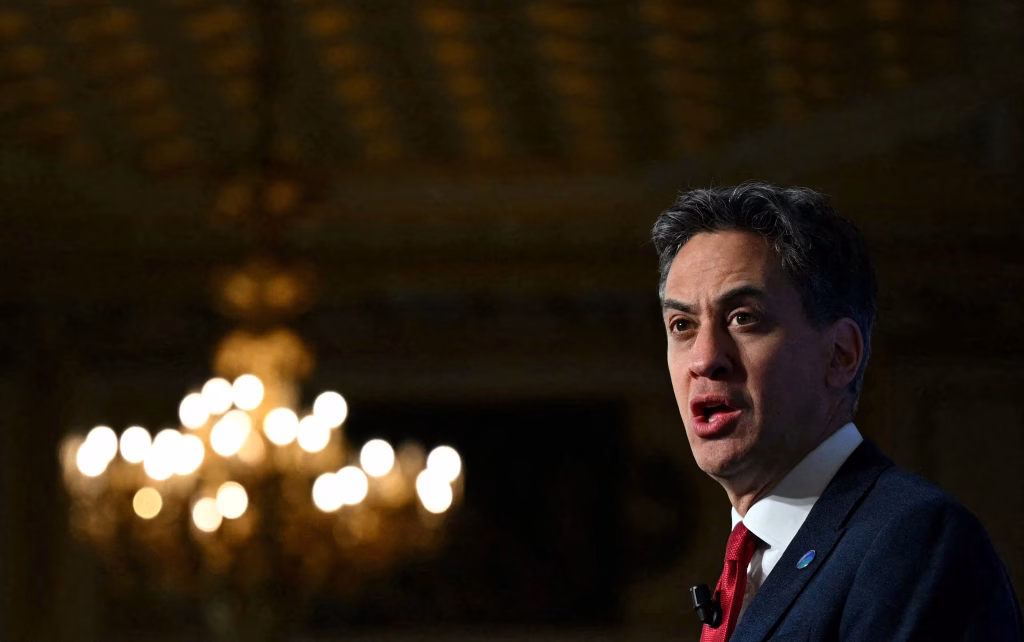 WHITE HOUSE CONCERNED OVER MILIBAND