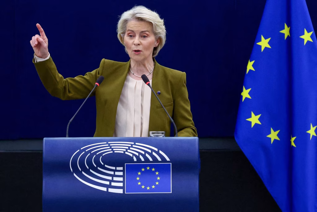 EU WELCOMES GAZA PEACE PROPOSAL